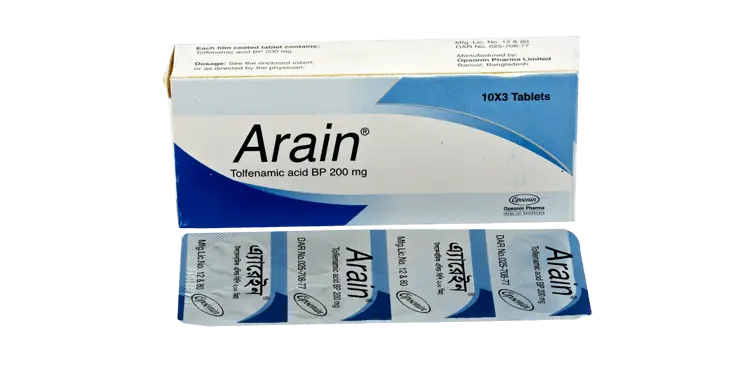 Arain 200 mg tablet DiseaseBD